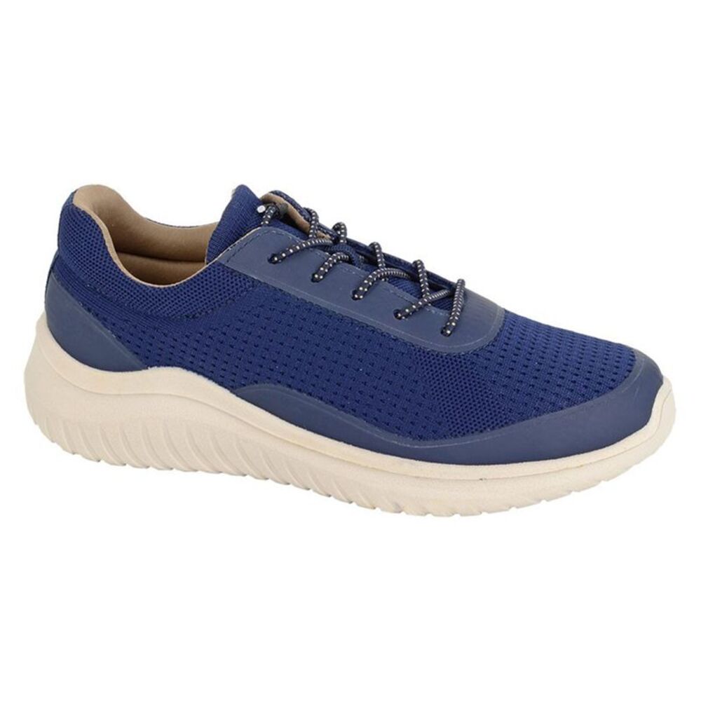 Boulevard Womens/Ladies Maisy Sneakers / Navy Blue